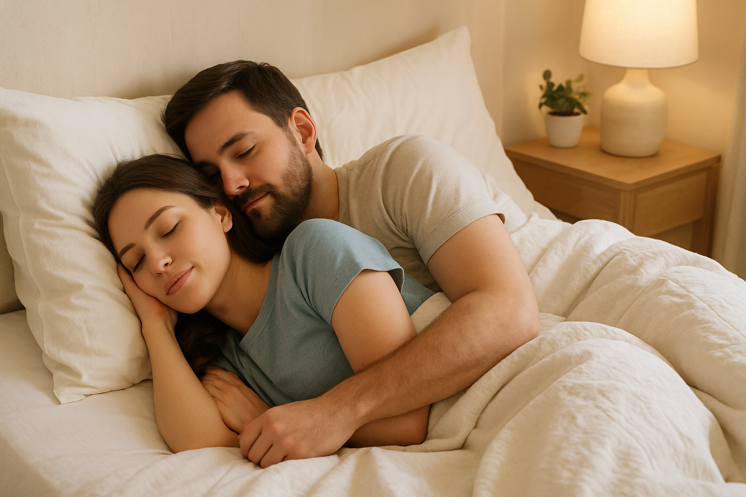 ADD A MAN SLEEPING WITH THE WOMAN